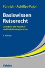 Buchcover Basiswissen Reiserecht