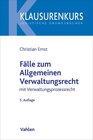 Buchcover Fälle zum Allgemeinen Verwaltungsrecht