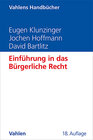 Buchcover Einführung in das Bürgerliche Recht