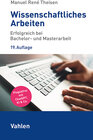 Buchcover Wissenschaftliches Arbeiten