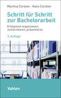 Buchcover Schritt für Schritt zur Bachelorarbeit
