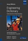 Buchcover Engineering Dictionary - Elektrotechnik & Maschinenbau