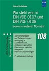 Buchcover Wo steht was in DIN VDE 0107 und DIN VDE 0108 sowie in weiteren Normen?