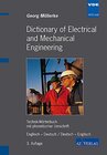 Buchcover Dictionary of Electrical and Mechanical Engineering