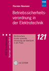 Buchcover Betriebssicherheitsverordnung in der Elektrotechnik