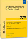 Buchcover ITG-Fb. 270: Breitbandversorgung in Deutschland