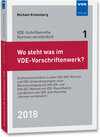 Buchcover Wo steht was im VDE-Vorschriftenwerk? 2018
