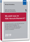 Buchcover Wo steht was im VDE-Vorschriftenwerk? 2019