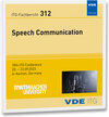 Buchcover ITG-Fb. 312: Speech Communication
