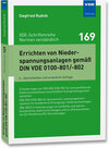 Buchcover Errichten von Niederspannungsanlagen gemäß DIN VDE 0100-801/-802