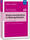 Buchcover Elektroinstallation in Wohngebäuden