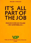 Buchcover It's all part of the job - Wörterbuch