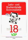 Buchcover Lehr- und Studienbriefe Kriminalistik / Todesermittlung I: Rechtliche, kriminalistische und rechtsmedizinische Grundlage