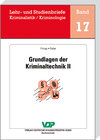 Buchcover Grundlagen der Kriminaltechnik II