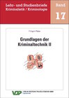 Buchcover Grundlagen der Kriminaltechnik II