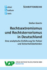 Buchcover Rechtsextremismus und Rechtsterrorismus in Deutschland