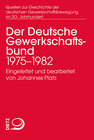 Buchcover Der Deutsche Gewerkschaftsbund