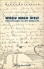 Buchcover Wozu noch Welt