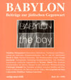 Buchcover Babylon / Babylon 18