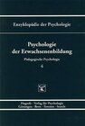 Buchcover Psychologie der Erwachsenenbildung