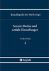 Buchcover Soziale Motive und soziale Einstellungen