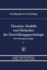 Buchcover Theorien, Modelle und Methoden der Entwicklungspsychologie