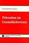 Buchcover Prävention im Gesundheitswesen