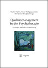 Buchcover Qualitätsmanagement in der Psychotherapie