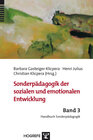 Buchcover Sonderpädagogik der sozialen und emotionalen Entwicklung