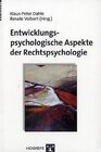 Buchcover Entwicklungspsychologische Aspekte der Rechtspsychologie