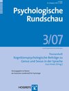 Buchcover Kognitionspsychologische Beiträge zu Genus und Sexus in der Sprache
