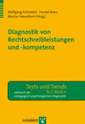 Buchcover Diagnostik von Rechtschreibleistungen und -kompetenz