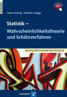 Buchcover Statistik – Wahrscheinlichkeitstheorie und Schätzverfahren