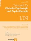 Buchcover Zeitschrift für Klinische Psychologie und Psychotherapie. Forschung und Praxis