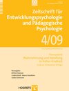 Buchcover Zeitschrift für Entwicklungspsychologie und Pädagogische Psychologie
