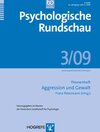 Buchcover Psychologische Rundschau