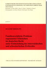 Buchcover Familienrechtliche Probleme sogenannter Scheinehen im deutschen Recht unter Einbeziehung des österreichischen und schwei