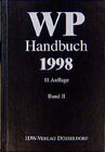 Buchcover WP-Handbuch 1998 - Band II, 11. Auflage