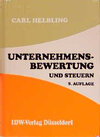 Buchcover Unternehmensbewertung und Steuern