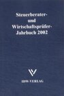 Buchcover Steuerberater- und Wirtschaftsprüfer-Jahrbuch 2002