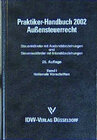 Buchcover Die Veranlagung Außensteuerrecht 2002, Band I