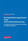 Buchcover Der Kapitalisierungszinssatz in der Unternehmensbewertung