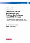 Buchcover Checkliste 16 für die Aufstellung und Prüfung des Anhangs nach IFRS (Notes)