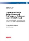 Buchcover Checkliste 16 für die Aufstellung und Prüfung des Anhangs nach IFRS (Notes)