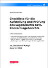 Buchcover Checkliste 4 für die Aufstellung und Prüfung des Lageberichts bzw. Konzernlageberichts