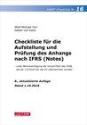 Buchcover Farr, Checkliste 16 (Anhang n. IFRS), 8. A.
