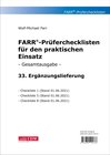 Buchcover Farr, Prüfercheckl. 33. Erg.Lief. z. Grundwerk, inkl. CL 1,5 + 8