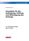 Buchcover Farr, Checkliste 1 (Aufstellung, Prüfung und Offenlegung des Anhangs)