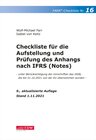 Buchcover Farr, Checkliste 16 (Anhang n. IFRS), 9. A.