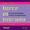 Buchcover Reparatur- und Einstelltabellen 1999/2000